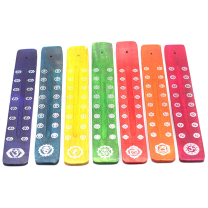 Conjunto de 7 quemadores de incienso - Chakras