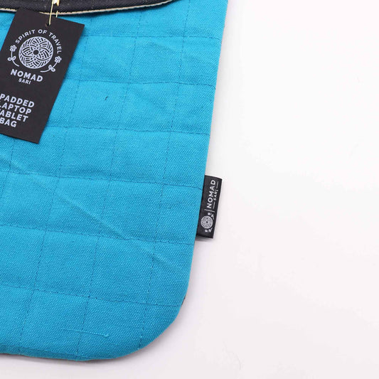 Gepolsterte Laptophülle - Terrific Turquoise - 14 oz