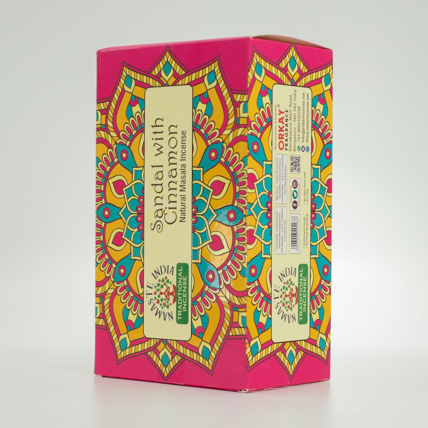 Encens Namaste Mandala Masala - Bois de santal et cannelle