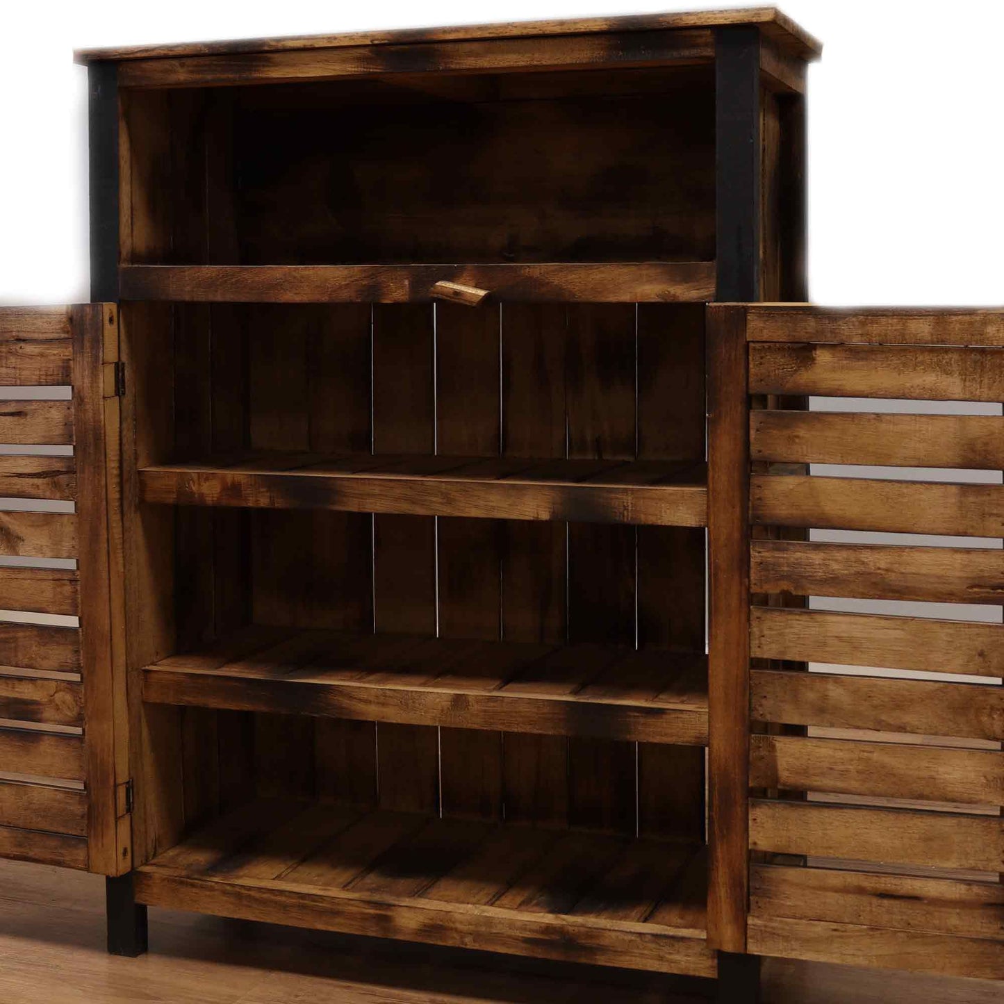 Table debout Pay Point avec tableau noir