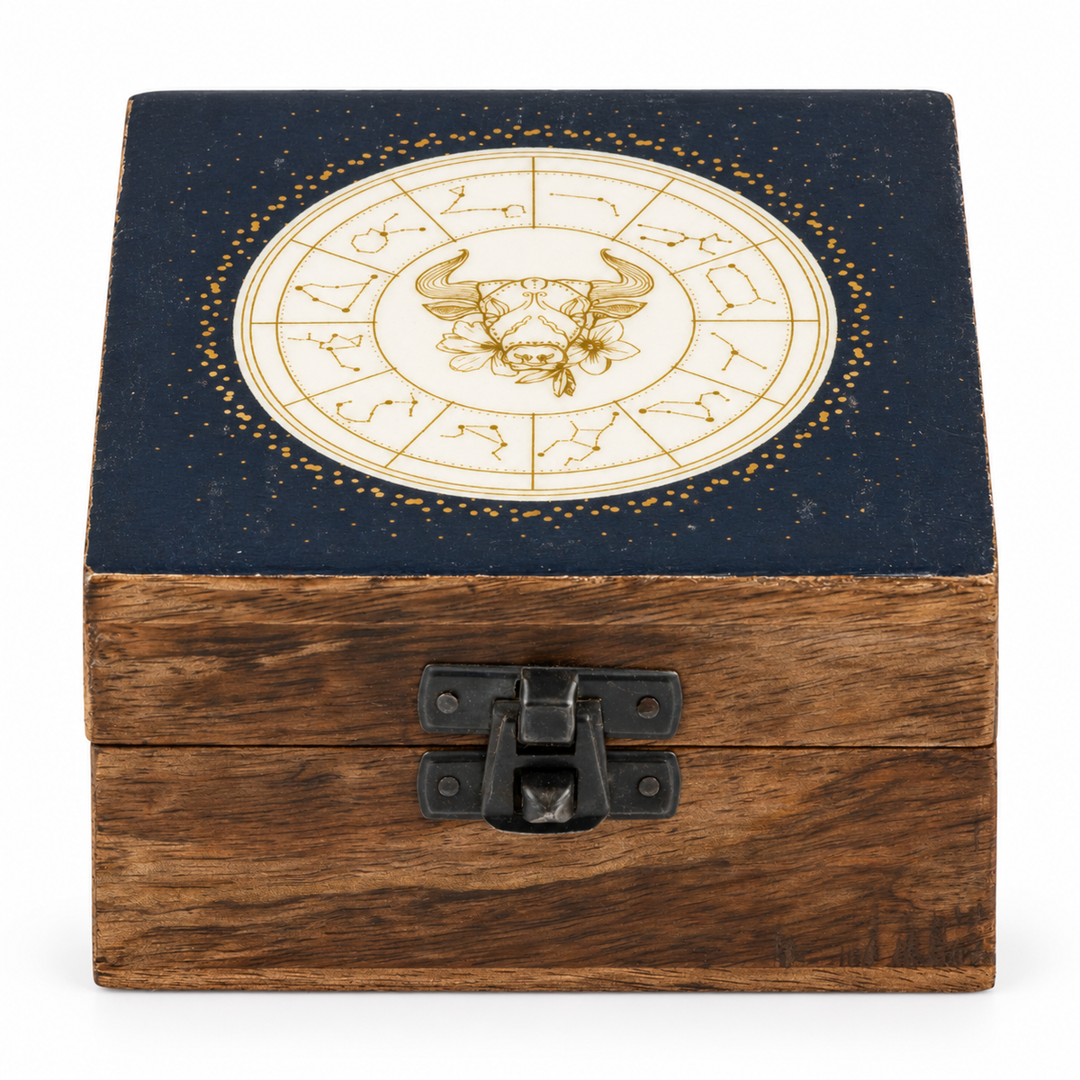 Pequeña caja esmaltada - Tauro