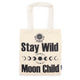Iconic Basics Tasche – Stay Wild, Spirited Kid – (40 x 36 cm) – Natur 4 oz