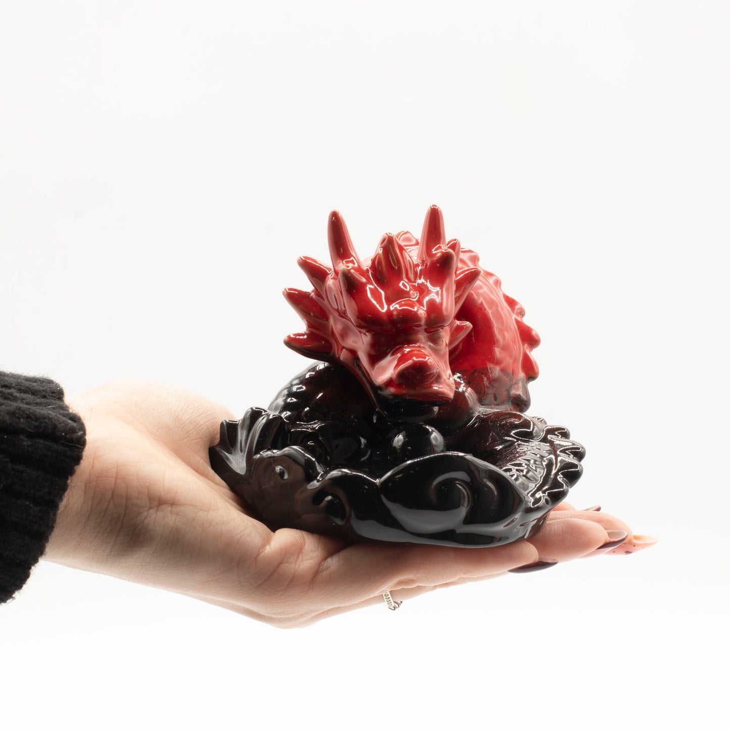 Brûleur d'encens à refoulement - Petit Dragon Rouge