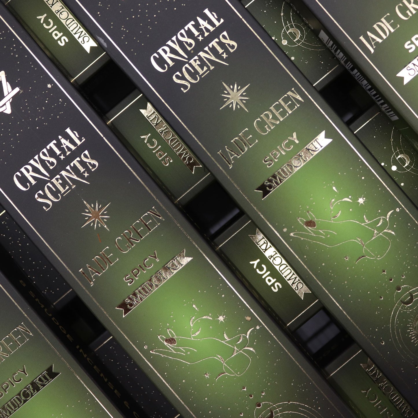 Jade Crystal Scents Räucherstäbchen - Würzig