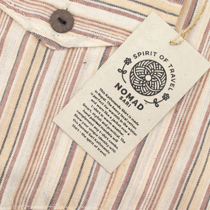Nomad Sari Camisa de abuelo - marrón beige - XL