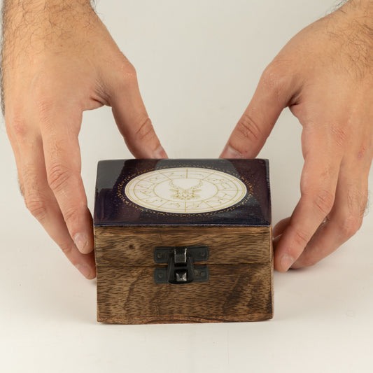 Pequeña caja esmaltada - Capricornio
