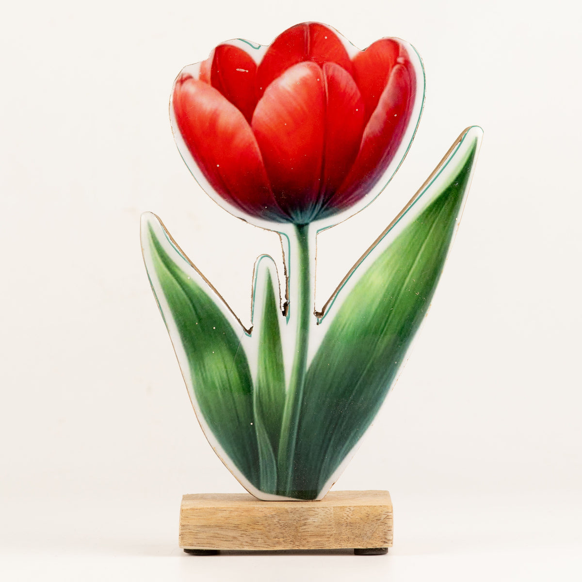 Plantas decorativas de madera - Tulipán grande