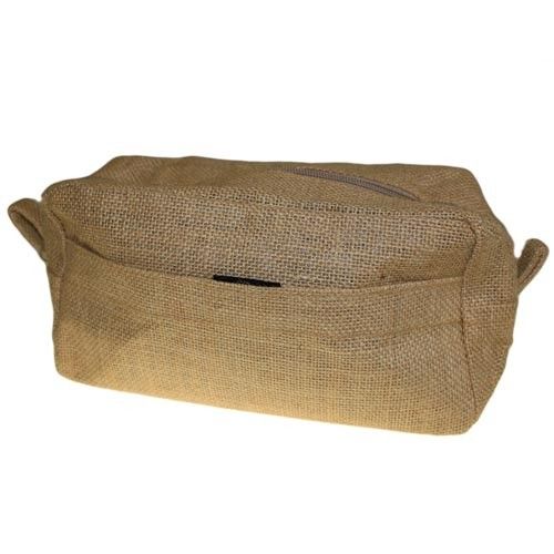 Trousse de toilette en jute - Naturel