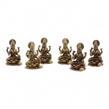 Miniaturgötter aus Messing - Laxmi (22 g) - 37 mm