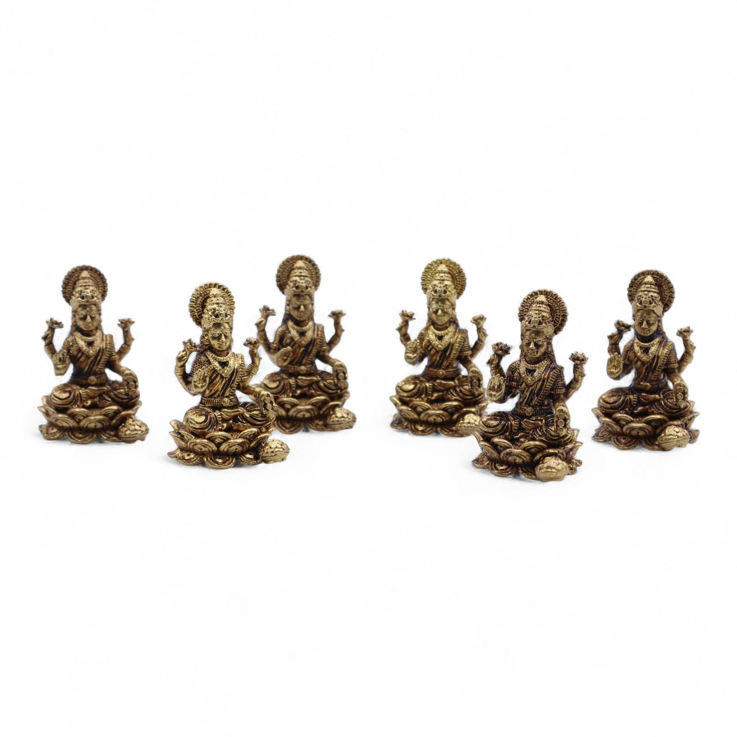 Miniaturgötter aus Messing - Laxmi (22 g) - 37 mm