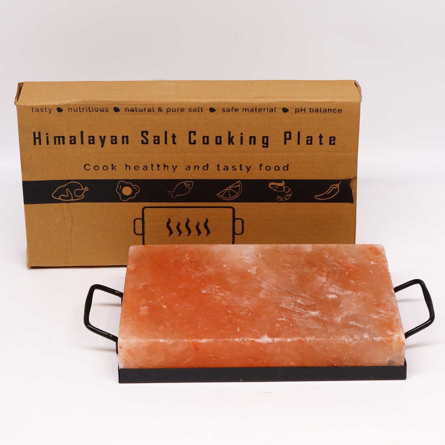 Himalaya-Salz-Grillplatte - 30x20x5cm