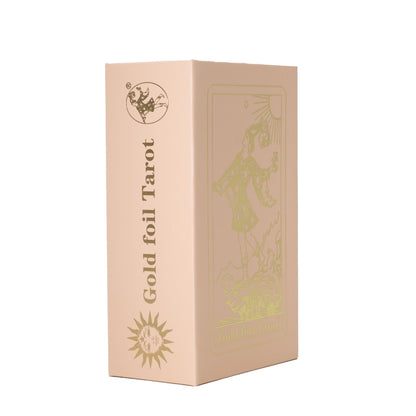 Set de cartas del tarot en caja de regalo rosa con lámina rubí - con folleto