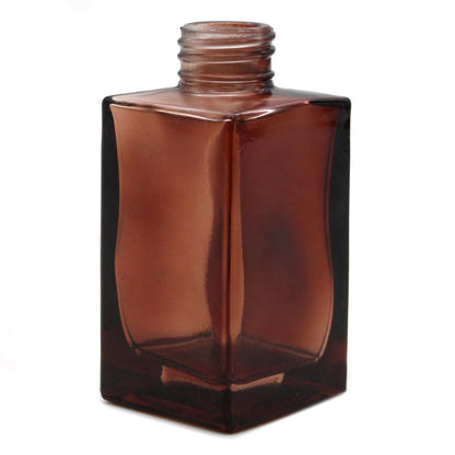 100 ml Botella difusora cuadrada de lengüeta larga - Ambar