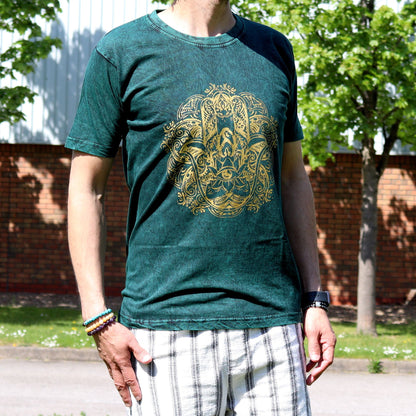 T-shirt Nomad Sari taille M – Hamsa – Vert