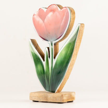 Plantas decorativas de madera - Tulipán grande