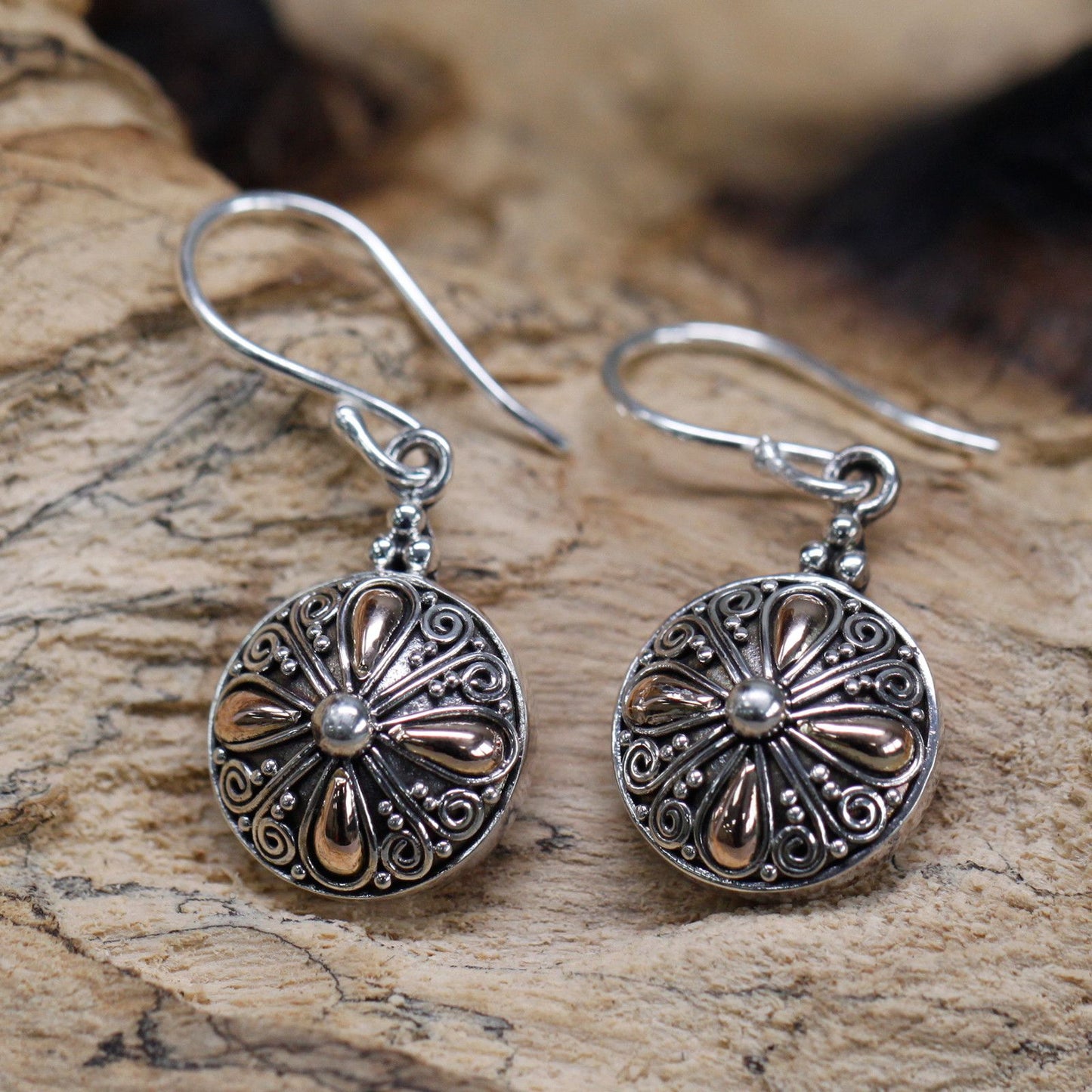 Pendientes Plata y Oro Ronda Clásica