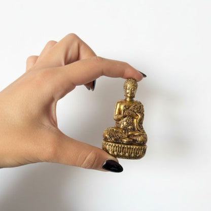 Dioses en miniatura de latón - Buda (110 g) - 76 mm