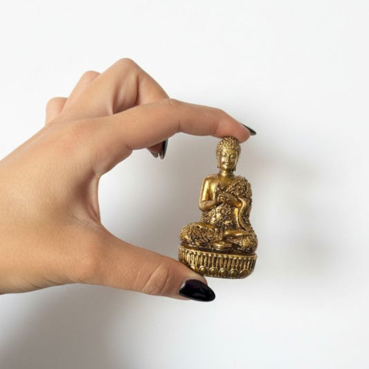 Miniatur-Messing-Götter – Buddha (110 g) – 76 mm