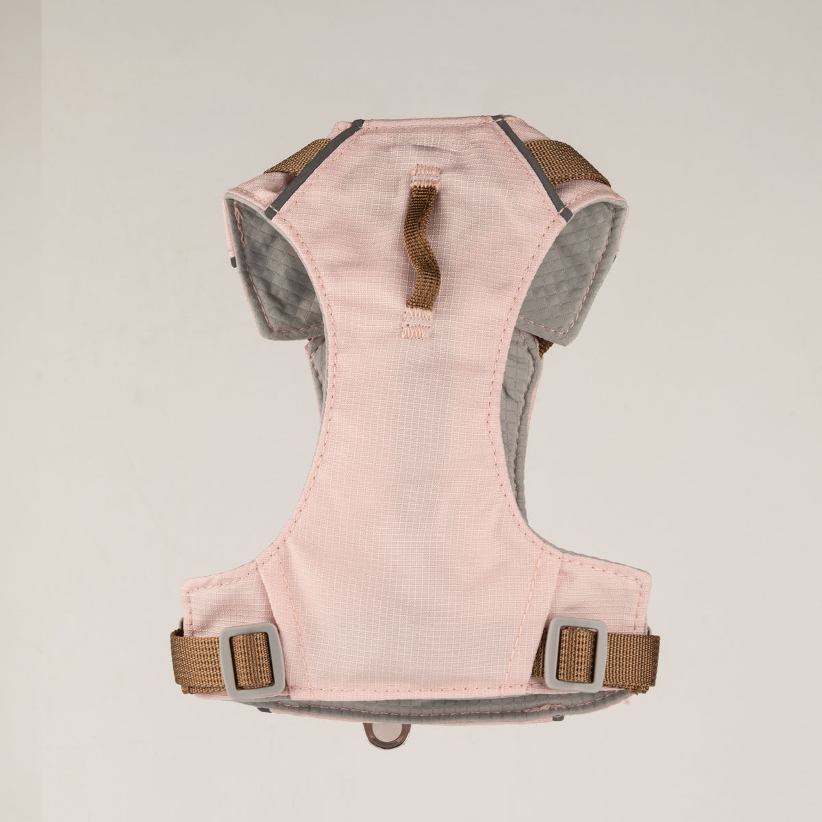 PAW - XS (2-4 kg) Arnés de paso para perros Guardian con malla reflectante - Rosa suave - Colgante de cuarzo rosa