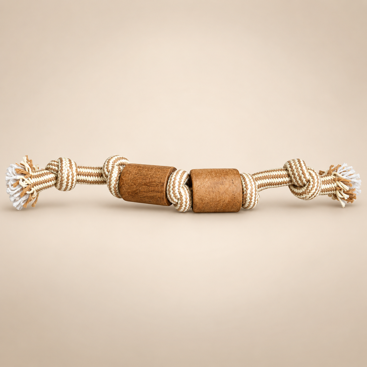 Juguetes PAW para mascotas – Mordedor de madera de café Trail Born Tug