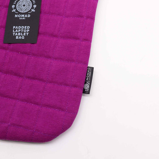 Gepolsterte Laptophülle - Purple Haze - 14 oz