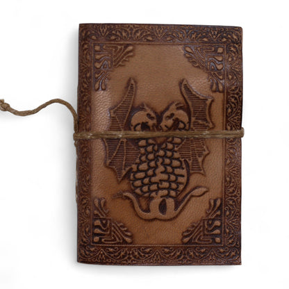 Carnets en cuir de taille moyenne assortis (5 x 3,5 pouces) - Vitrine