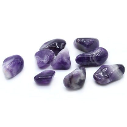 24 x gebänderter Amethyst M (Klasse B)