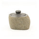 Jardinière en pierre de rivière naturelle pour enracinement - Petite (environ 9x7cm)