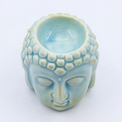 Quemador de Aceite Buda Azul