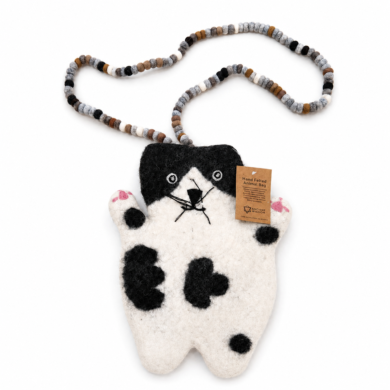 Stacy el bolso de fieltro Flat Cat