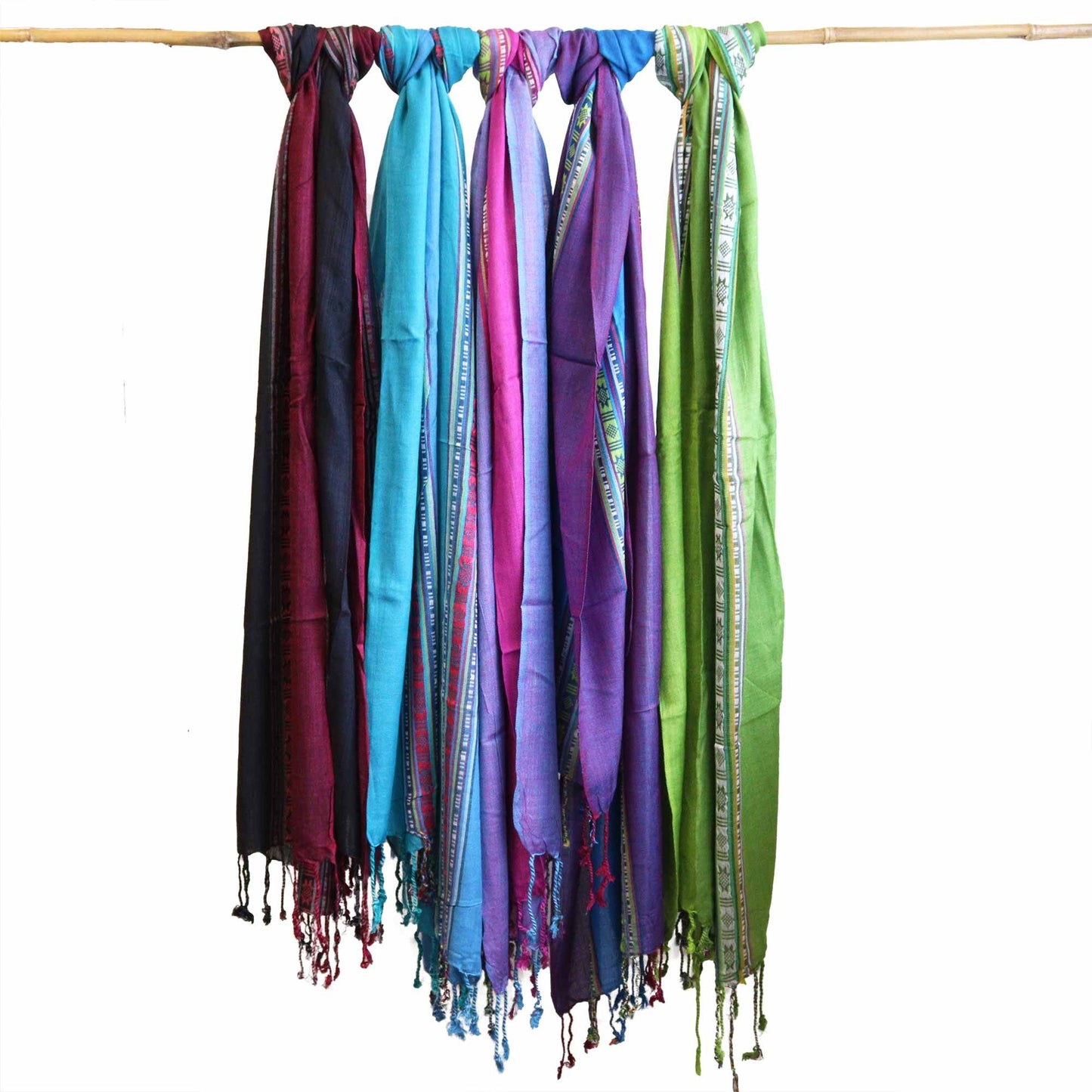 Varanasi Schals - 22x72cm - Purple Passion