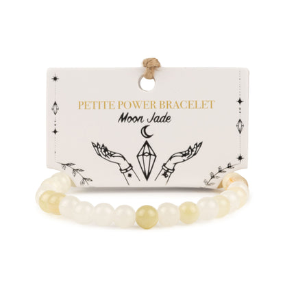 Mini Pulsera de Poder (17 cm x 6 mm) - Jade de la Luna