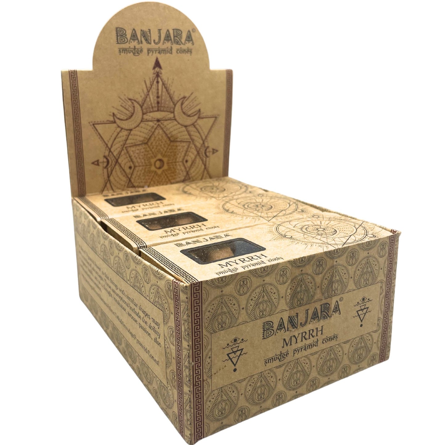 Banjara Räucherkegel in Pyramidenform – Myrrhe