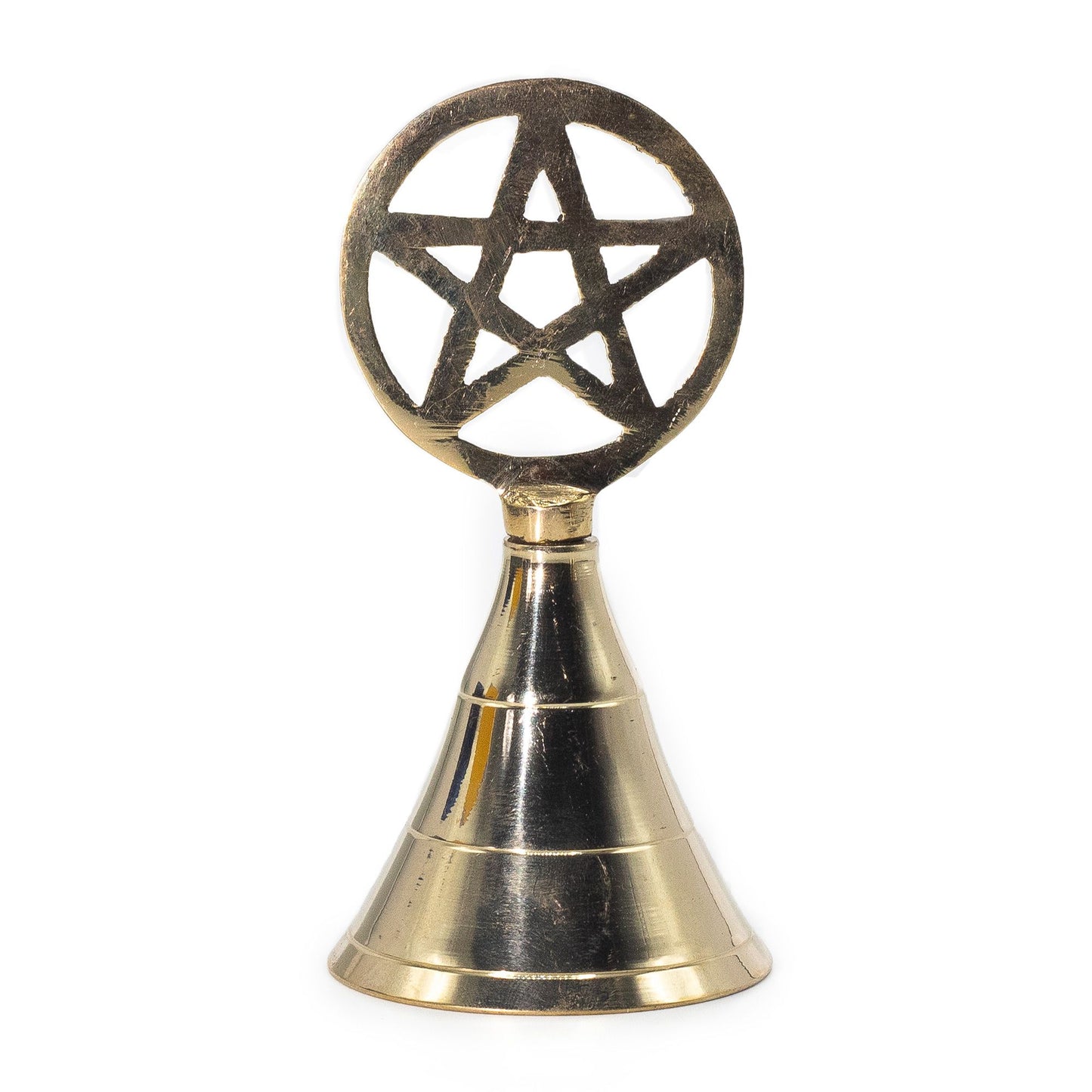 Altarglocke aus Messing - Pentagramm