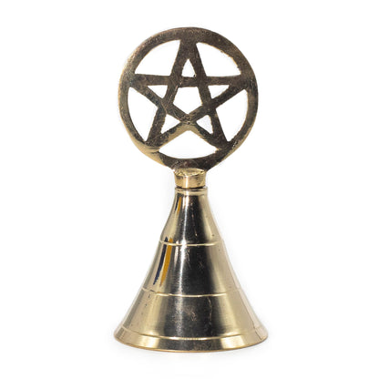 Altarglocke aus Messing - Pentagramm