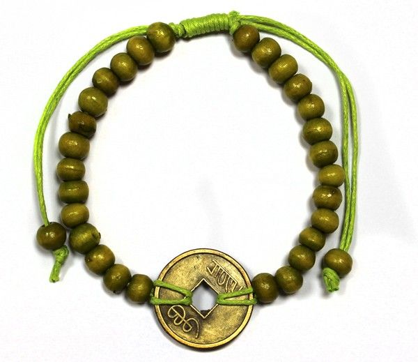 Pulsera Feng Shui Azul y Verde