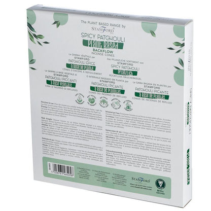 Cônes d'encens à reflux aux herbes - Patchouli épicé