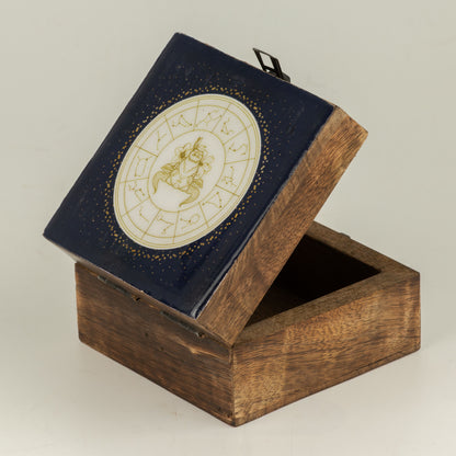 Pequeña caja esmaltada - Tauro