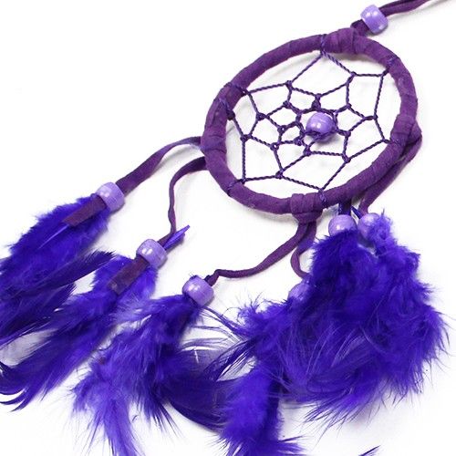 Atrapasueños Bali Aro Pequeño Turquesa/Rosa/Morado