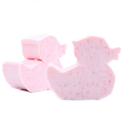 10 x Jabón para Invitados Pato Rosa - Chicle