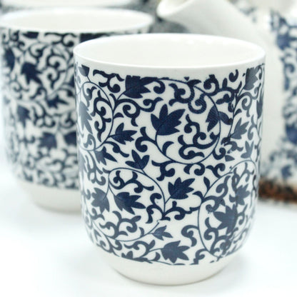 Set Tetera Cerámica Azul