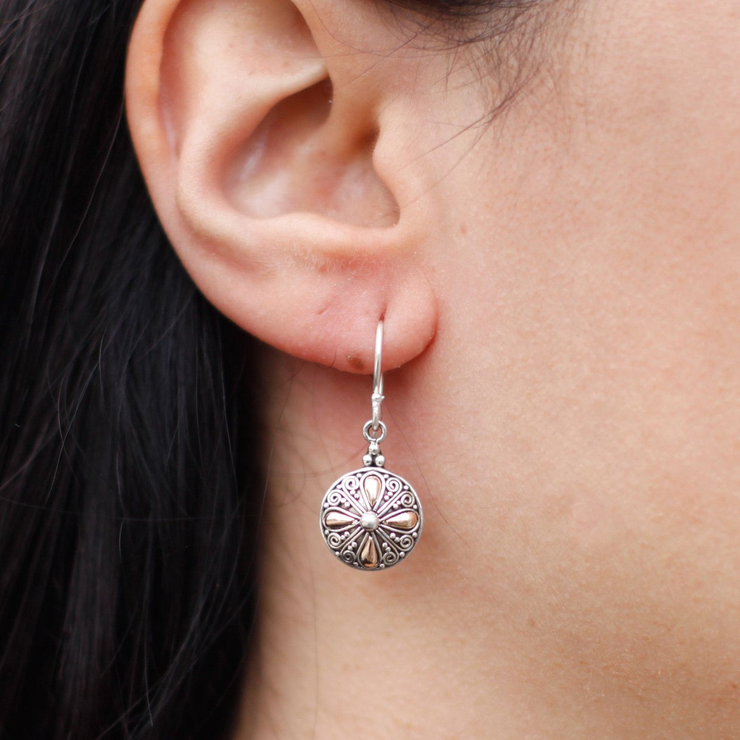 Pendientes Plata y Oro Ronda Clásica
