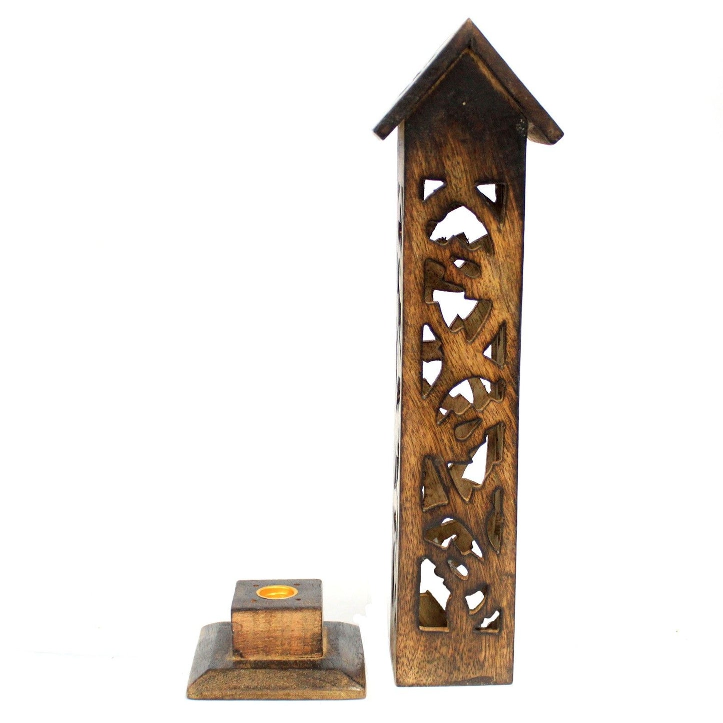 Torre del Incienso Místico - Madera de Mango