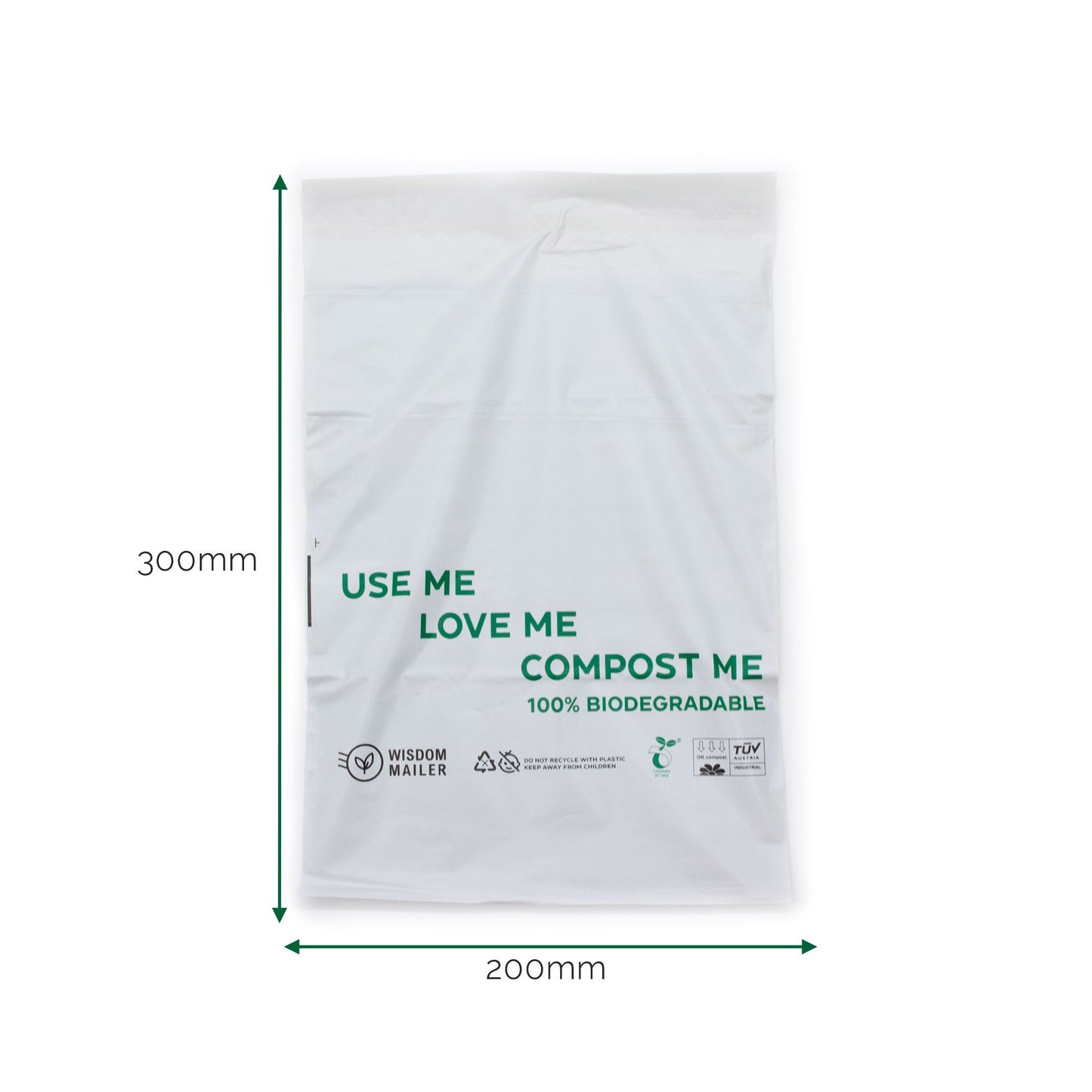 Sobre de correo biodegradable al 100% (200x300mm)
