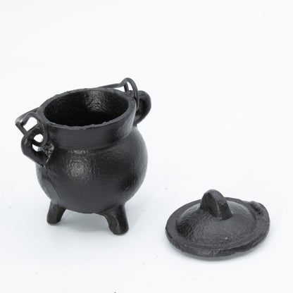 Calderos de hierro fundido extra pequeños 5x7 cm