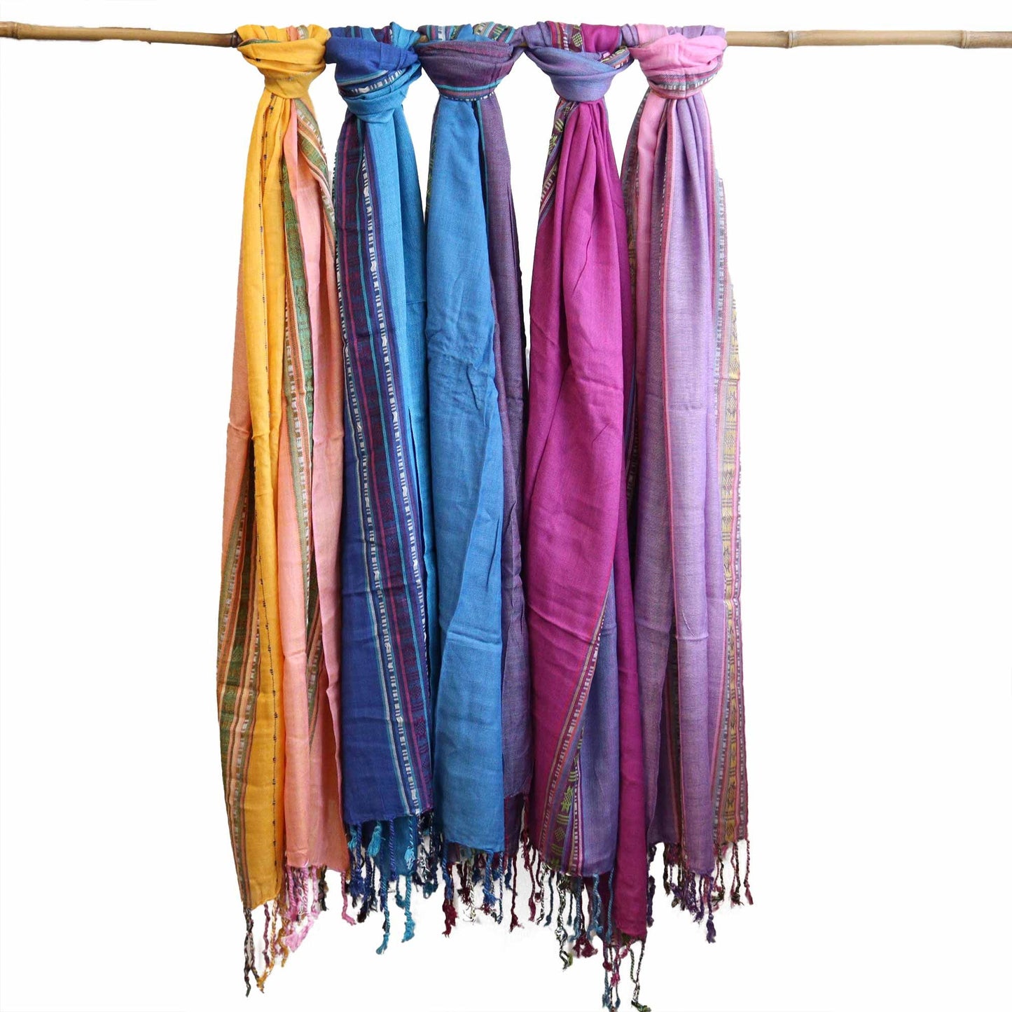 Varanasi-Schals – 22 x 72 cm – Tantrisches Türkis