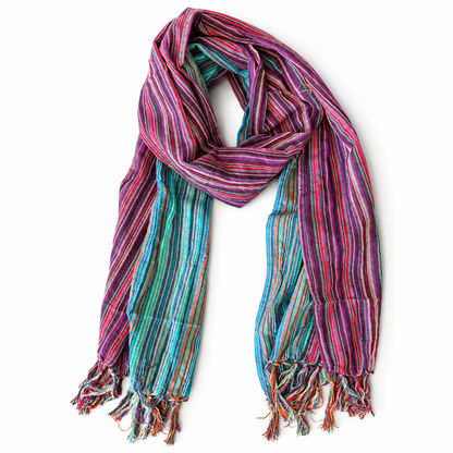 Nomad Sari - Bufanda de Bendición de Viaje - 170x50cm - Último Vuelo a Casa