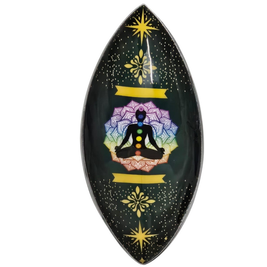 Porta Inciensos esmaltado - Aluminio - Chakra del Buda Loto
