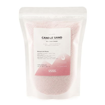 Arena perfumada para vela - Rosa empolvada - Maison de Roses - 300g