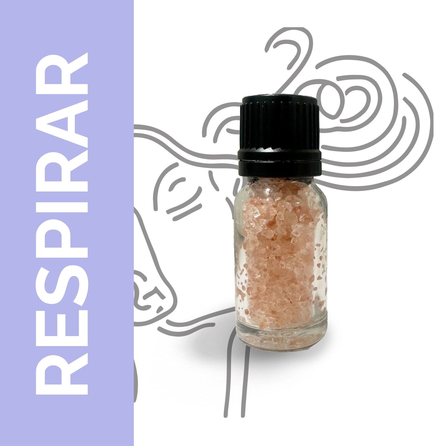 Sel aromatique d'aromathérapie - Énergisant